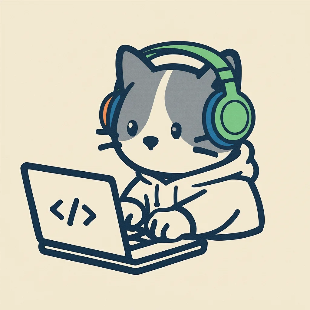 Headphones Cat