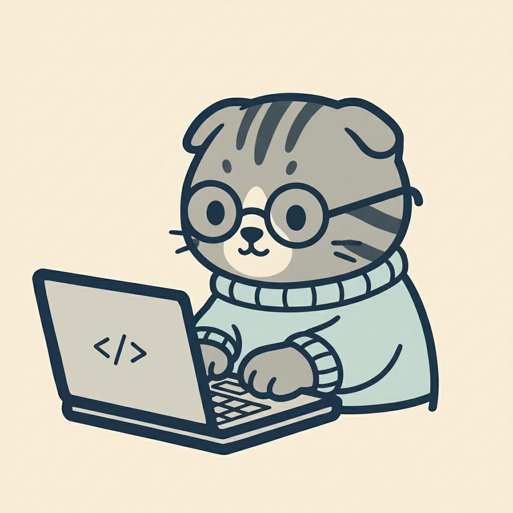 Scottish Fold with Glasses